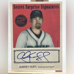 Aubrey Huff On-Card Auto